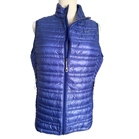 Patagonia Small Womens Blue Down Puffer Vest Lightweight Warm Outdoor